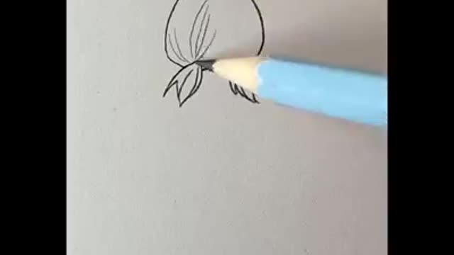 clever when painting on paper using a pencil