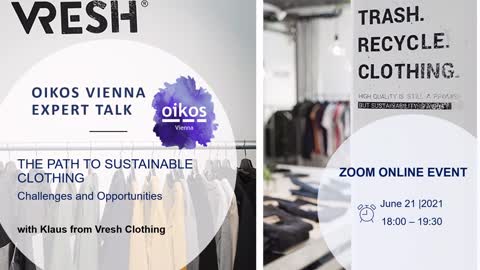 The path to sustainable clothing.
