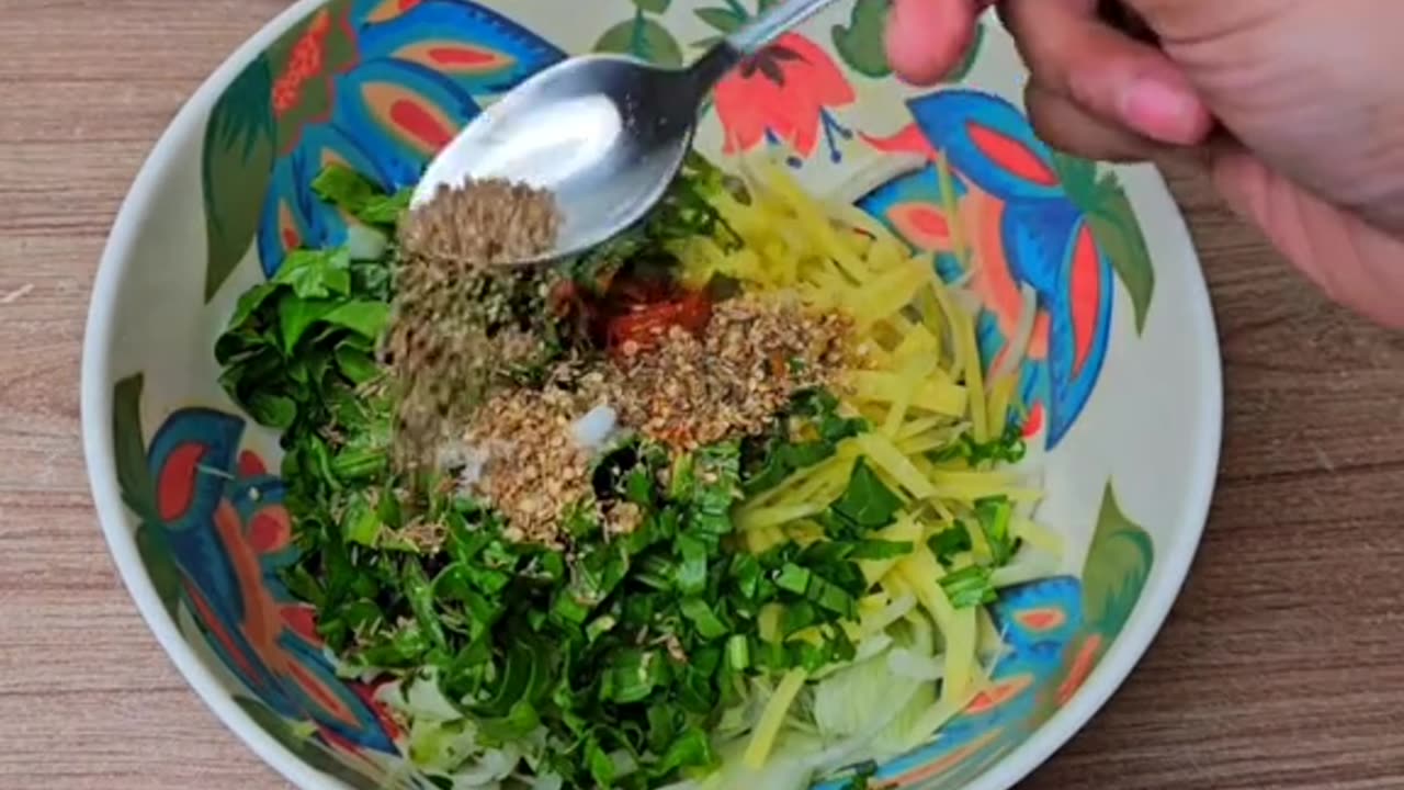 Crespy pakora home remedy.