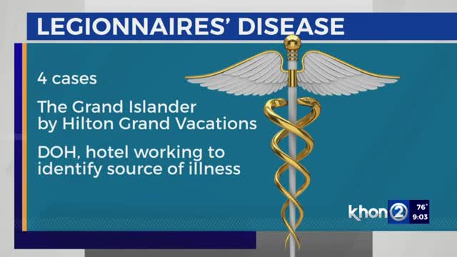 Fourth case of Legionnaires' disease linked to same hotel