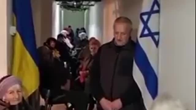 Holocaust survivors in a bomb-shelter in Ukraine, cursing Putin and asking for peace.