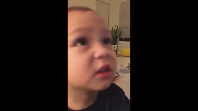 A boy comfort his mother for being sad about the broken Airplane