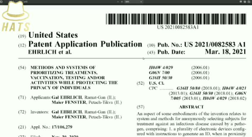 A look into a frightening US patent to connect AI to people's vaccination status.