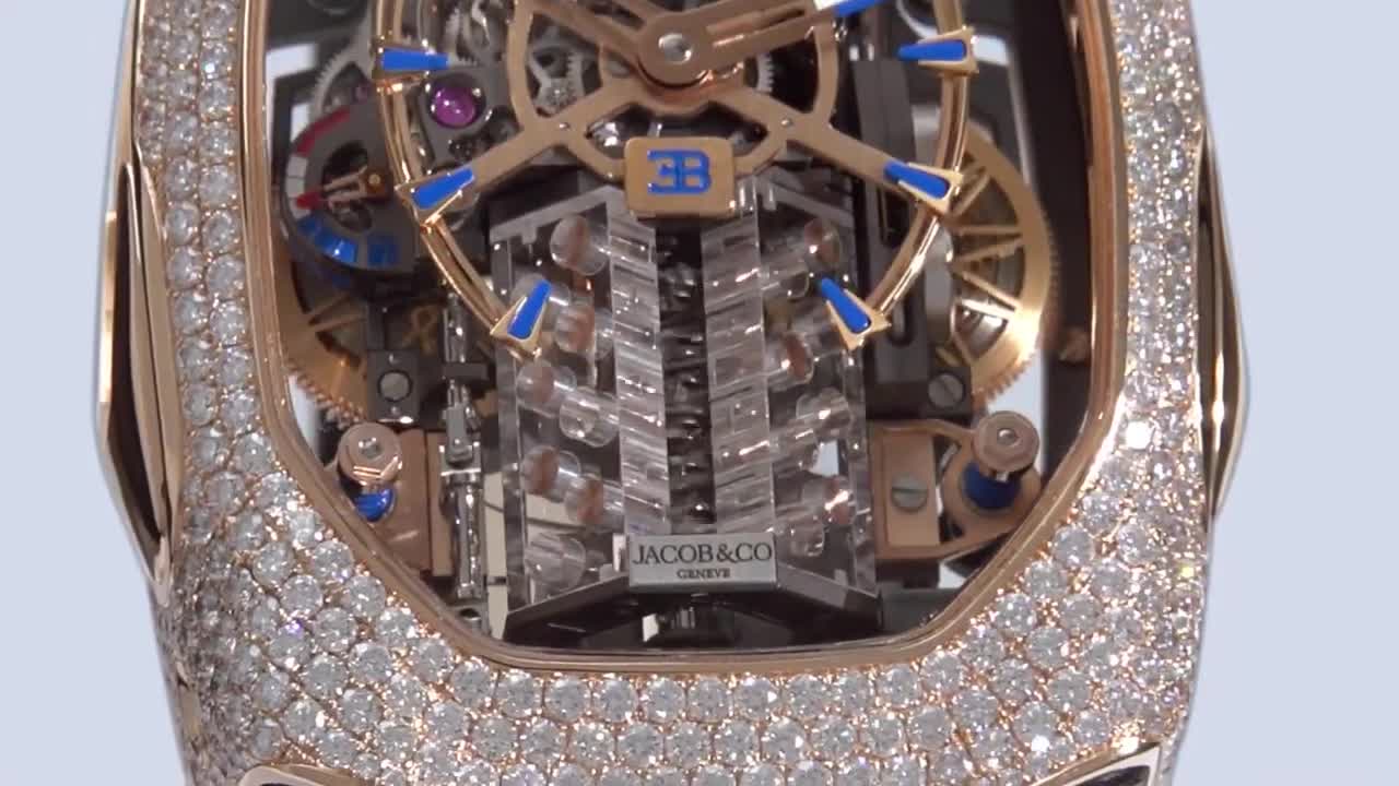 The Jacob & Co. Bugatti Chiron Pave Rose Gold
