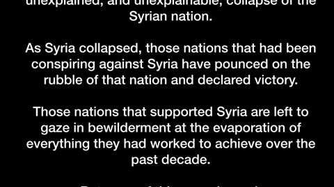 Regarding Syria @ScottRitter