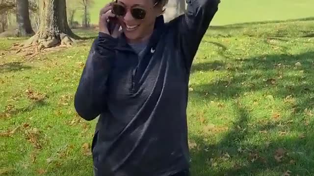 November 7, 2020 Kamala Harris calls Joe Biden about his election victory