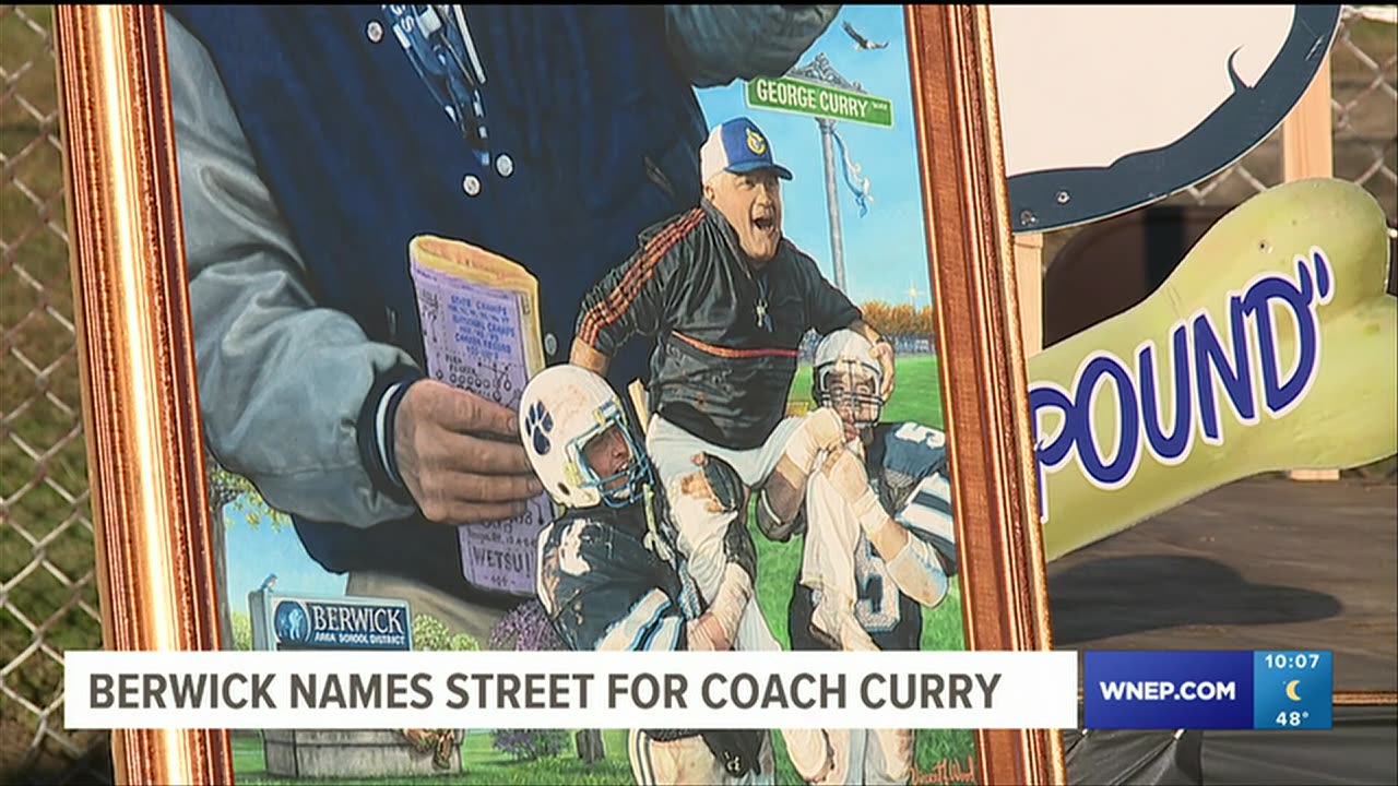 10-13-2023 - Berwick Renames Street For Legendary Football Coach George Curry