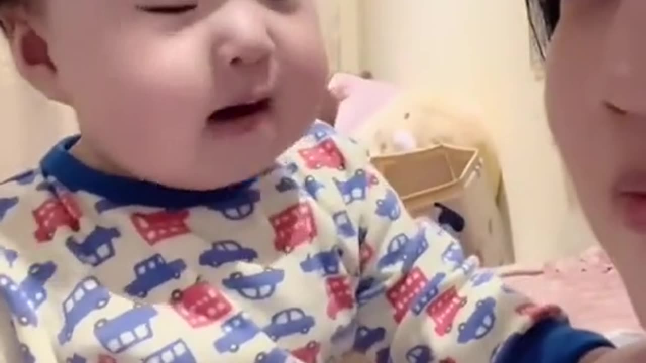 cute baby called mamma #baby #babylove #babytiktok #babys #respect #respectside #shortvideo