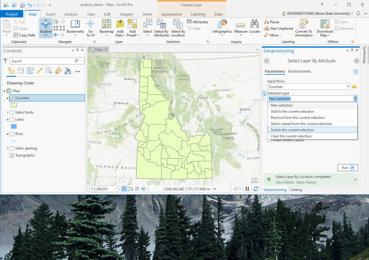 Selecting Features in ArcGIS Pro