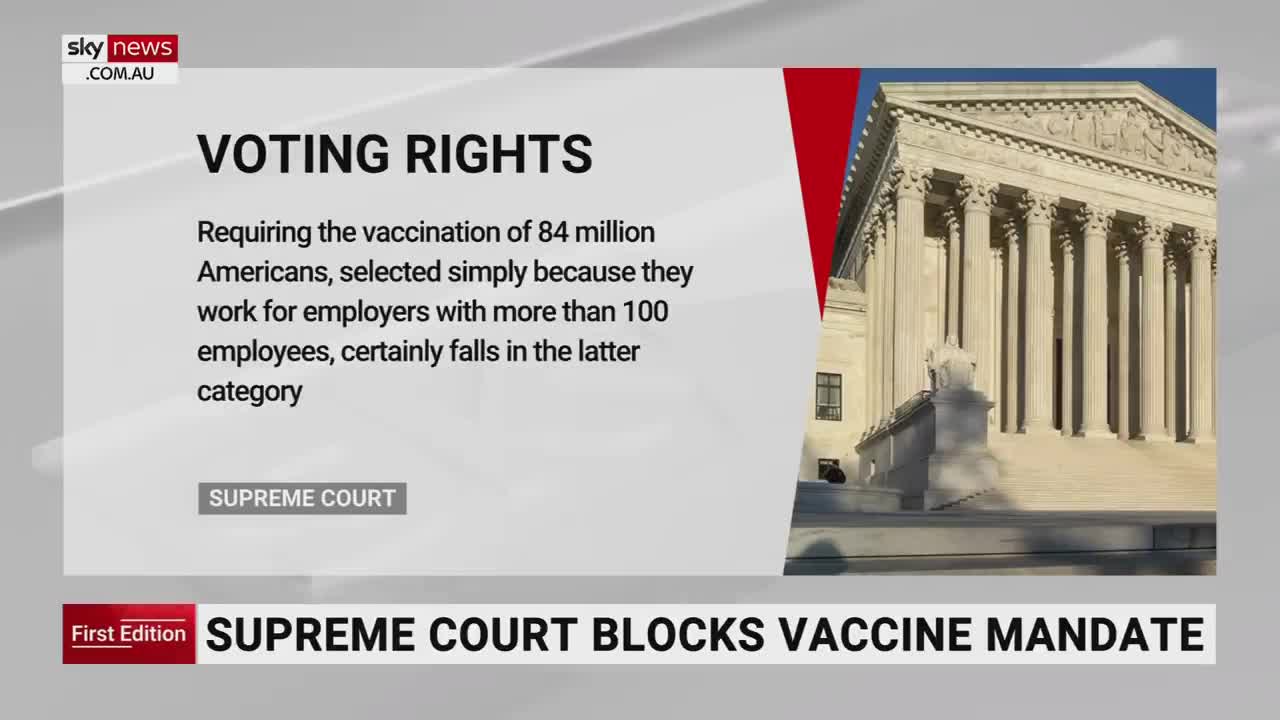 Supreme Court blocks Biden's vaccine mandate