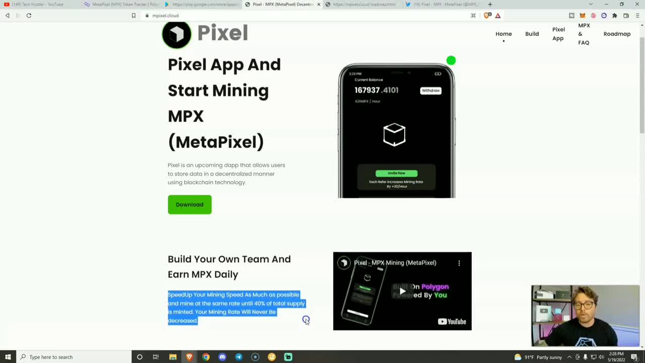 New Crypto Mining App For Android! Start Mining MPX Token On Your Phone MetaPixel Mining App