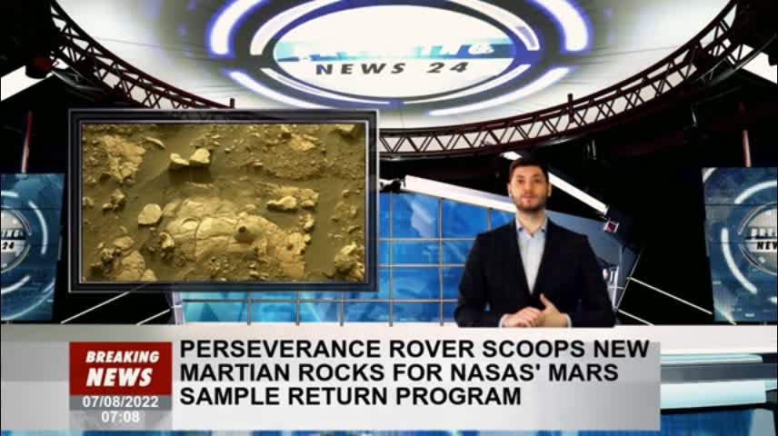 Perseverance Rover took a new Mars stone for the NASA MARS Sample Returns Program