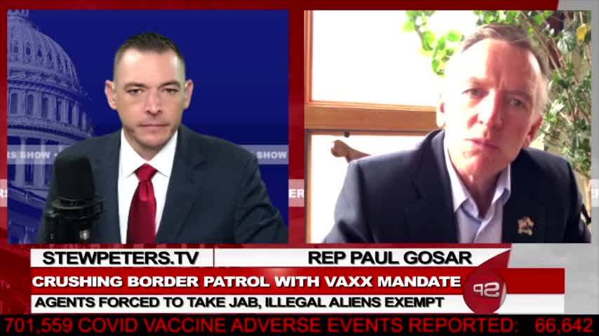 Rep Paul Gosar: Border Patrol Collapse, Red Flag Laws, Communist Infiltration.