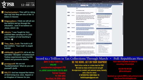 2022-04-13 23:00 EDT - Crossing the Matrix: with Chris