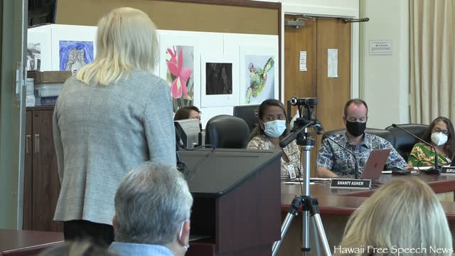 693 Cynthia (Moms4Libertyhonolulu) @ BOE Meeting - 4K