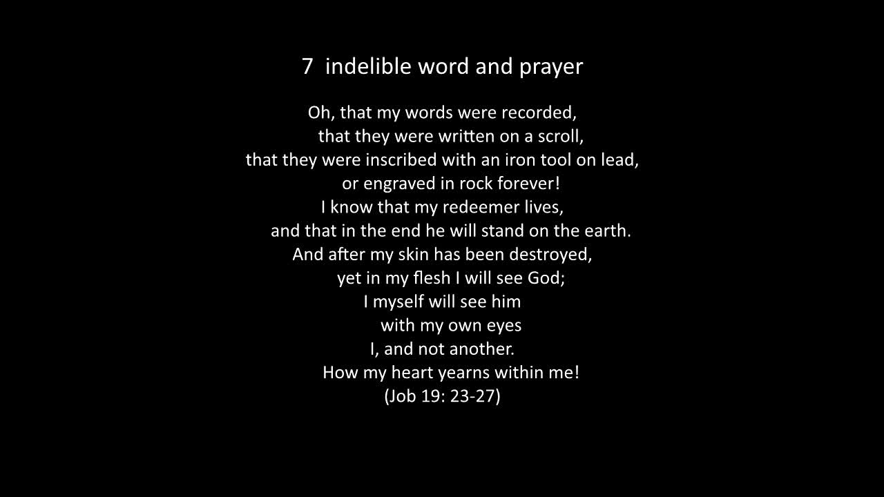 03 Job 19 - wisdom poetry