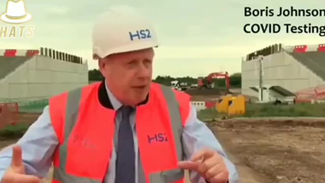 Boris admitting the tests don’t work.