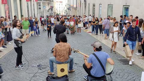 Busking in Lisboa