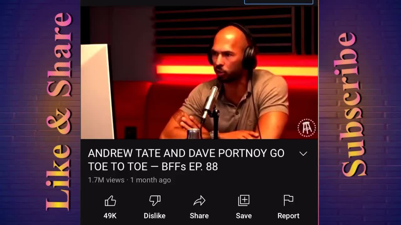 Andrew Tate vs. Dave Portnoy 🥊 What do you think? (Part 2)