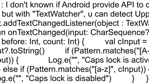 Detecting if the caps lock is on