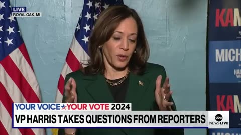 Kamala Harris on the trail in Michigan