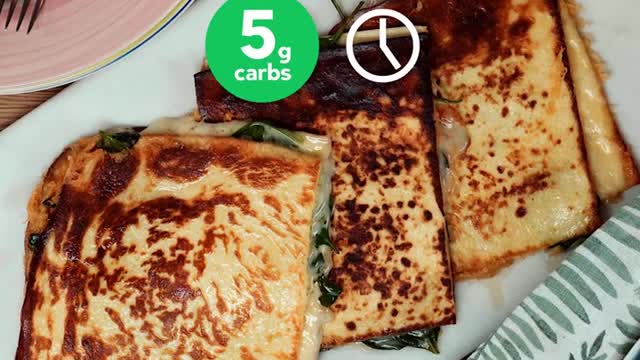 1-Min Recipe • How to make keto quesadillas by Diet Doctor