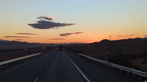 Trucking Mojave Desert