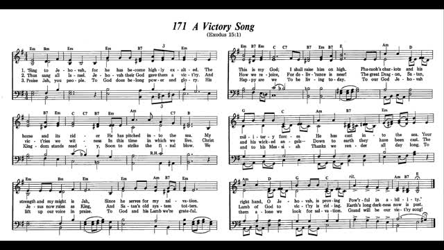 A Victory Song (Song 171 from Sing Praises to Jehovah)