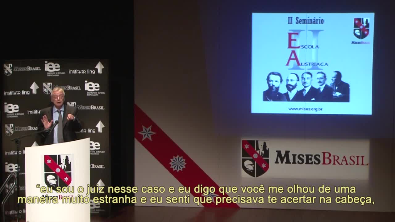 Queremos uma Sociedade com Leis Estatais ou Privadas?" - Hans-Hermann Hoppe - Parte 2