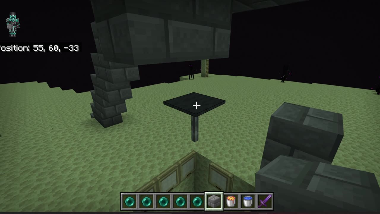 Minecraft Bedrock 1.20 + Enderman/Ender Pearl Experience farm.