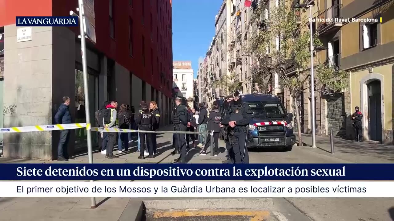 Siete detenidos en un dispositivo contra la explotación sexual en Barcelona