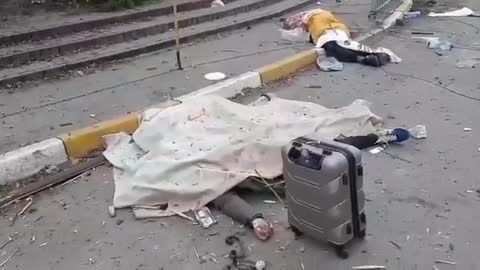 Victims of Russian Shelling in Irpin (NSFW)
