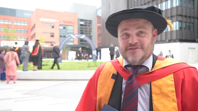 Al Murray receives honorary degree from Wolverhampton