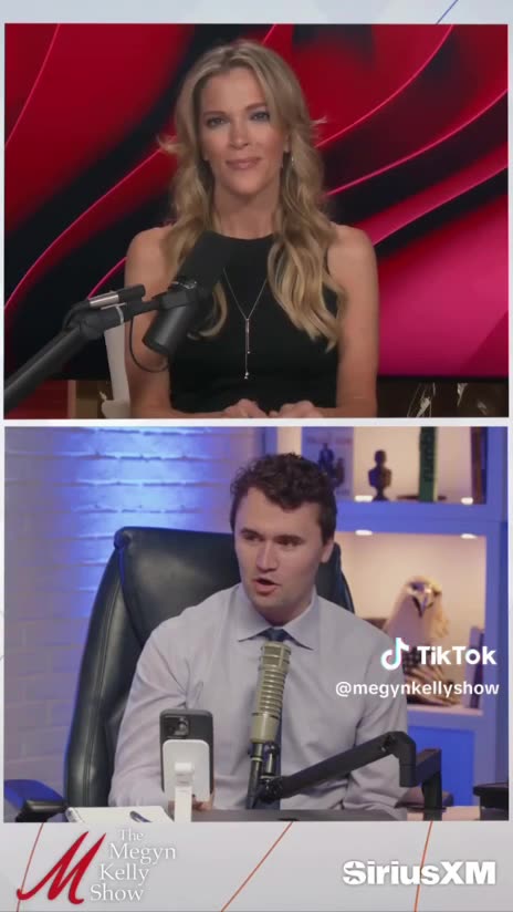 Charlie Kirk on with Megan Kelly