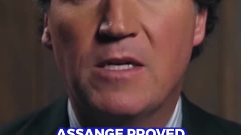 Tucker Carlson on Julian Assange