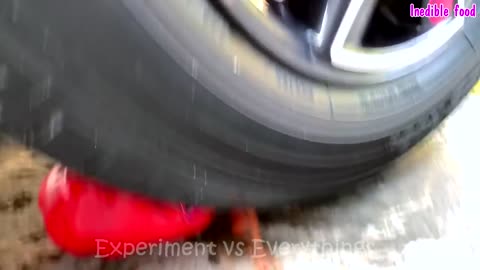 Most satisfying car tire crushing video