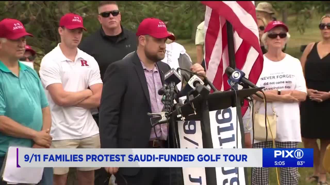 9/11 families protest Saudi-funded golf tour