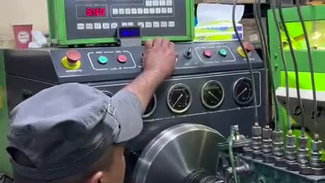 Mechanical workers' daily work, repairing machines