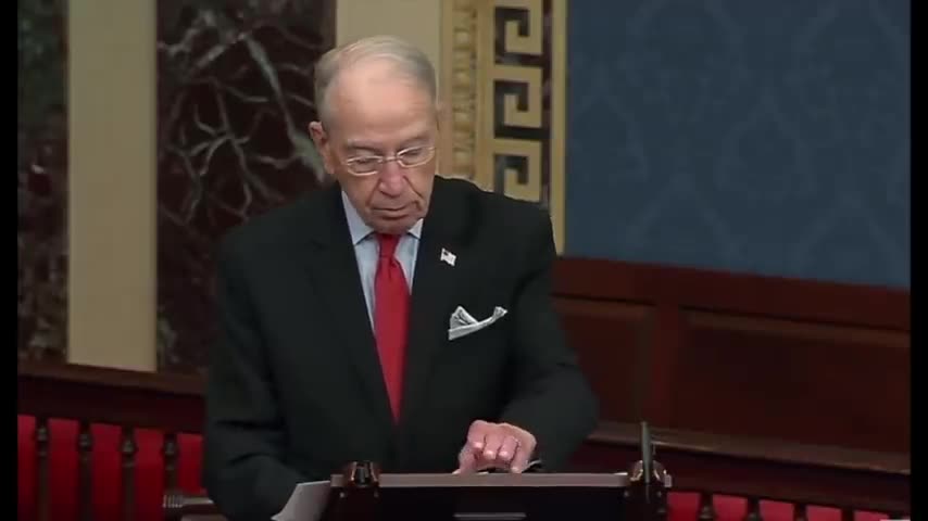 Chuck Grassley Details Letter Sent To Mayorkas Over Attacks On Agriculture