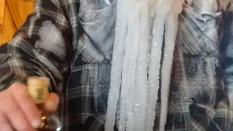 Wild Man Goes for New Record for Longest Frozen Beard