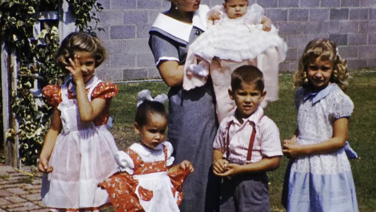 1953 Haywood kids, Melinda baby, 1953