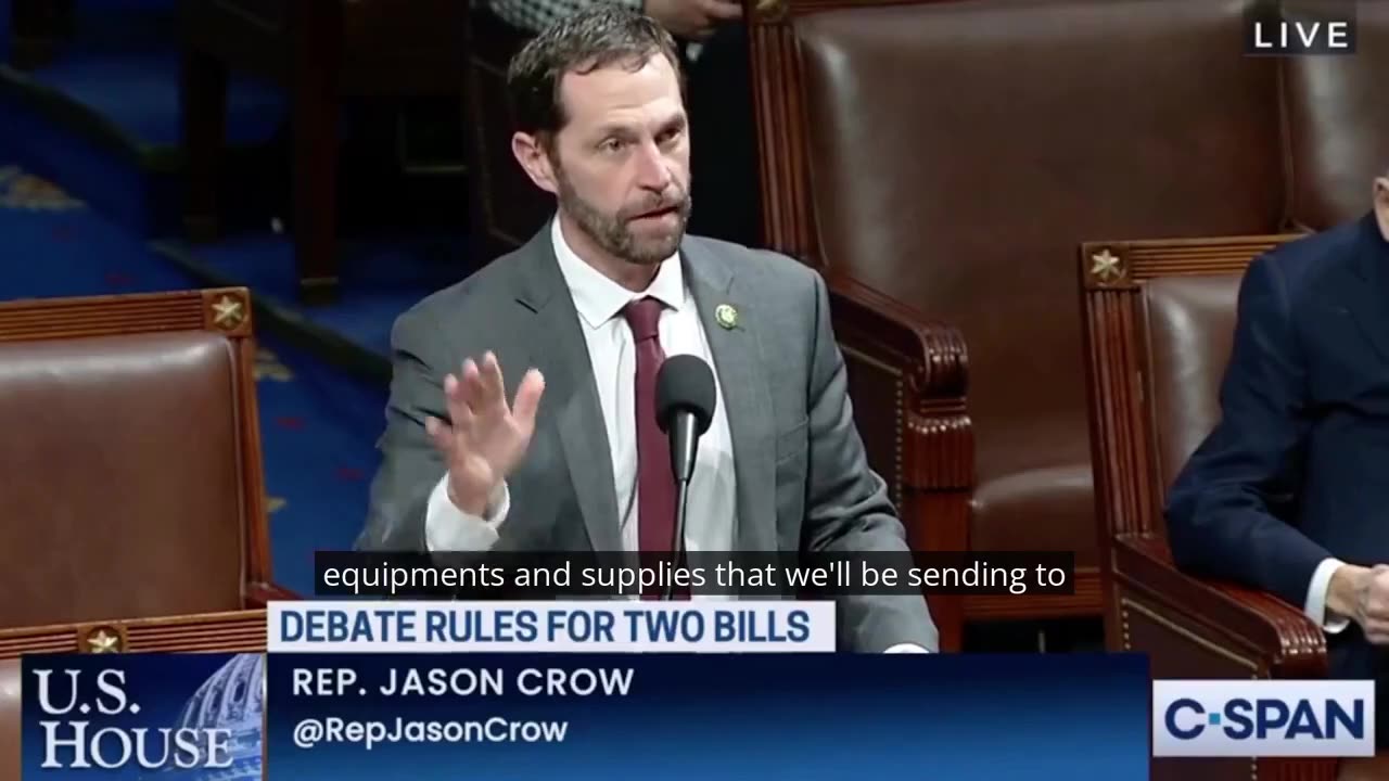 Dem Rep Openly Promotes Money Laundering For The Military Industrial Complex