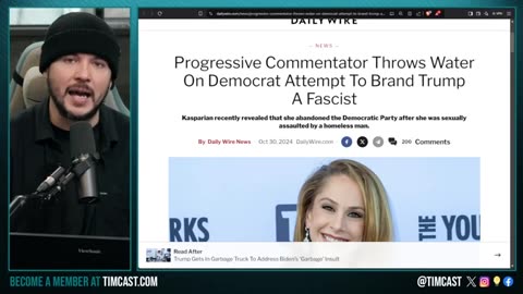 Ana Kasparian DEFENDS TRUMP, Says Trump IS NOT Fascist