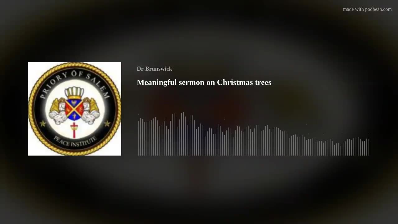 Meaningful Sermon on Christmas Trees