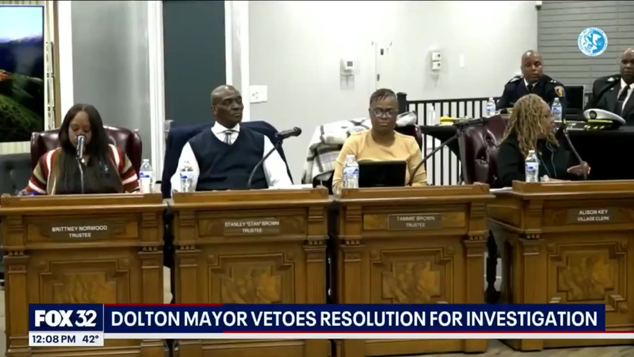 Dolton Mayor Tiffany Henyard just vetoed an investigation.