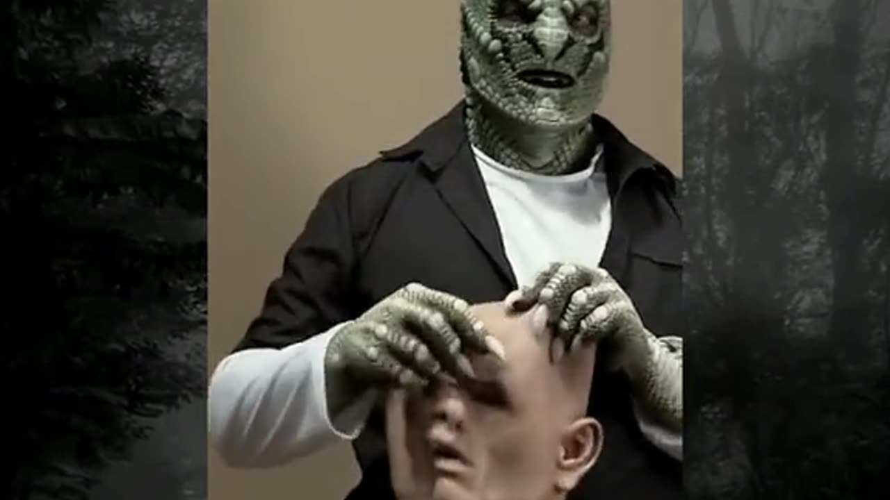 Reptilians Using Rubber Human Body Suits ?