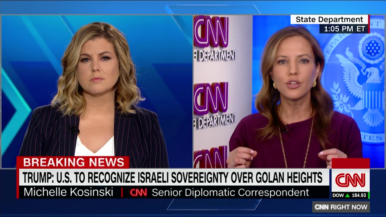 TRUMP: "Time for US to recognize Israel's sovereignty over Golan Heights"