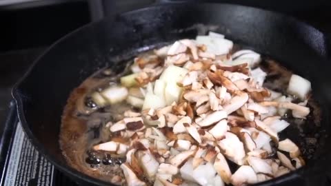 Fry The Burgers And Ingredients