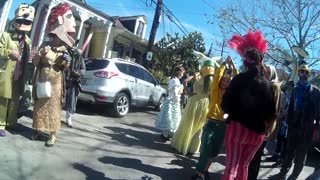 2022 Mardi Gras Riding around Marigny