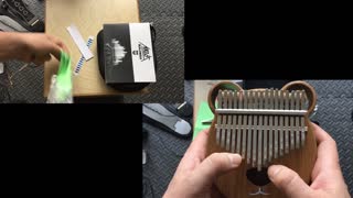 AKLOT KALIMBA 17 KEY THUMB PIANO (Bear Shape)